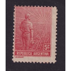 ARGENTINA 1911 GJ 317b ESTAMPILLA NUEVA CON GOMA SIN FILIGRANA U$ 23